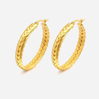 Wheat Hoops 18K Guldpläterad