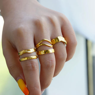 Love Ring 18K Guldpläterad