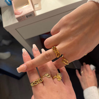 Sis Ring 18K Guldpläterad