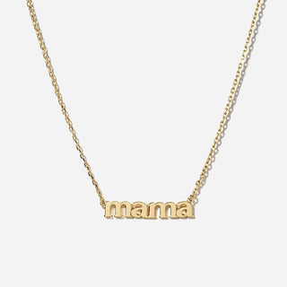 Mama Halsband 18K Guldpläterad