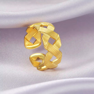 Weave Ring 18K Guldpläterad