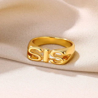 Sis Ring 18K Guldpläterad