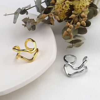 Double Wave Ring