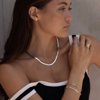 Flat Snake Choker 4mm