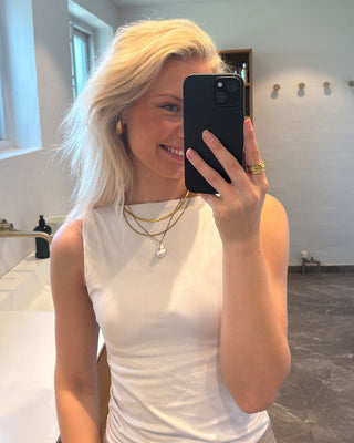 Snake Choker + Rope Smyckesset 18K Guldpläterad 2mm