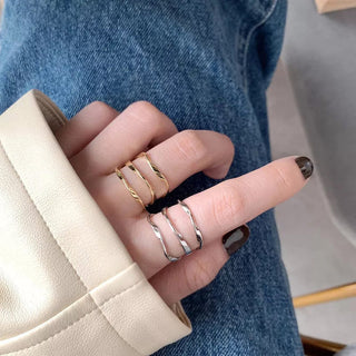 Stacking Ring 18K Guldpläterad