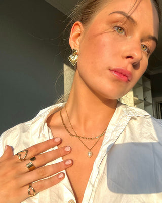 Figaro Choker 18K Guldpläterad 3mm