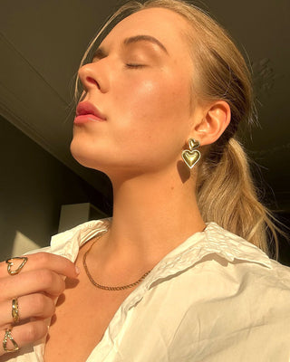 Summer Love Örhängen 18K Guldpläterad