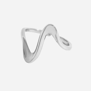 Wave Ring 925 Silver