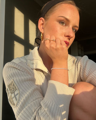 Zirconia Wrap Ring 18K Guldpläterad