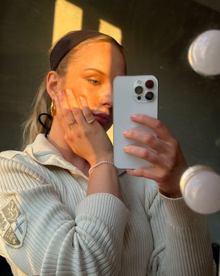 Zirconia Wrap Ring 18K Guldpläterad
