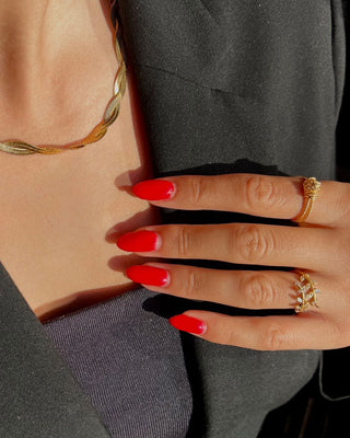 Zirconia Wrap Ring 18K Guldpläterad