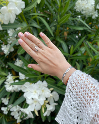 Wave Ring 925 Silver