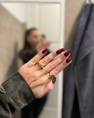 Mom Ring 18K Guldpläterad