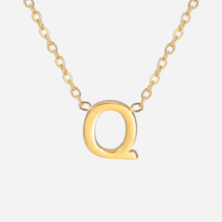Bokstäv Halsband 18K Guldpläterad