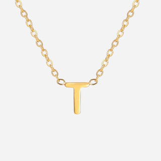 Bokstäv Halsband 18K Guldpläterad