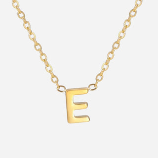 Bokstäv Halsband 18K Guldpläterad