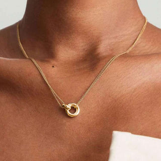 Orbit Halsband 18K Guldpläterad