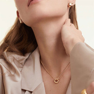 Orbit Halsband 18K Guldpläterad