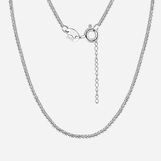 Square Halsband 925 Silver 2mm
