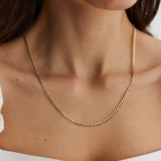 Panzer Choker 18K Guldpläterad 3mm