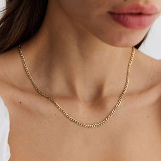 Panzer Choker 18K Guldpläterad 3mm