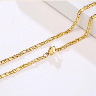 Figaro Choker 18K Guldpläterad 3mm