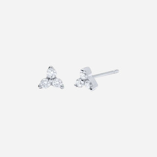 Mini Zirconia Stiftörhängen 925 Silver