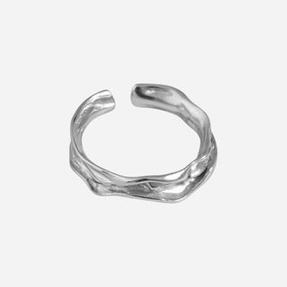 Small Melted Ring 925 Silver