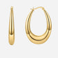 Classic Teardrop Hoops 18K Guldpläterad