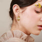 Flower Hoops 18K Guldpläterad