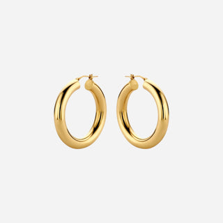 Klassisk Hoops 18K Guldpläterat