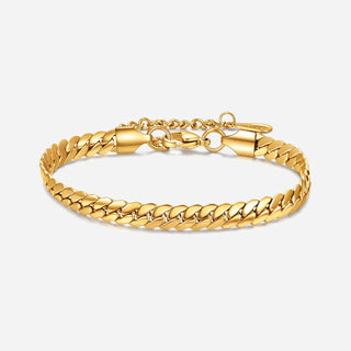Wheat Armband 18K Guldpläterad 6mm