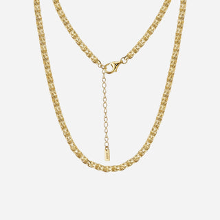 Detail Halsband 925 Silver 18K Guldpläterat