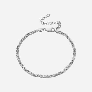 Square Armband 925 Silver 3mm