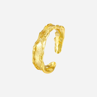 Smält Ring 18K Guldpläterat