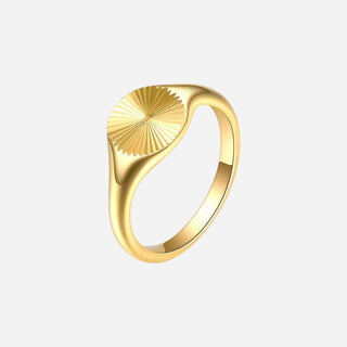 Sunburst Ring 18K Guldpläterat
