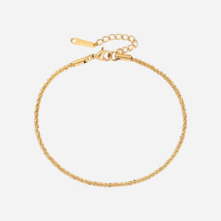 Elegant Beach Armband 18K Guldpläterat 2mm