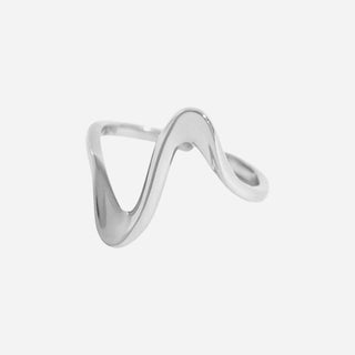 Wave Ring 925 Silver