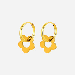 Daisy Hoops 18K Guldpläterat