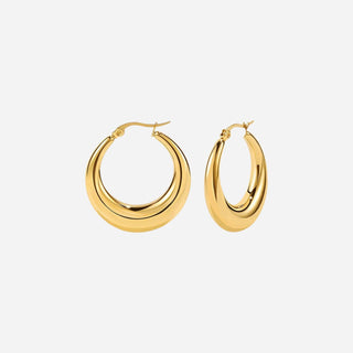 Chunky Hoops 18K Guldpläterat
