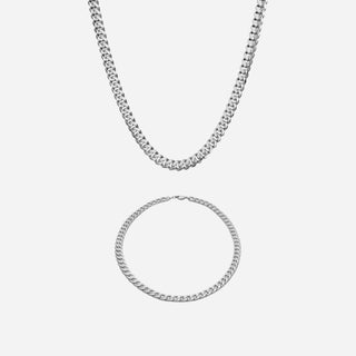 Panzer Choker + Armband Smyckesset