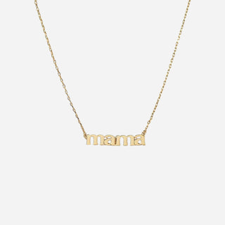 Mama Halsband 18K Guldpläterat