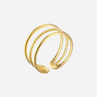 Vera Wide Ring 18K Guldpläterat