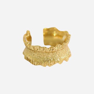 Crush Ring 925 Silver 18K Guldpläterat