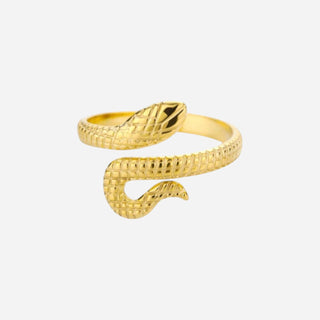 Classic Snake Ring 18K Guldpläterat