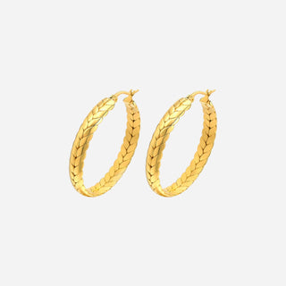 Wheat Hoops 18K Guldpläterat