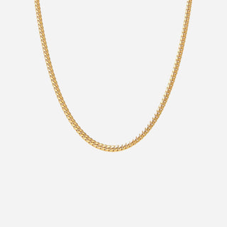 Panzer Halsband 925 Silver 18K Guldpläterat 3.5mm