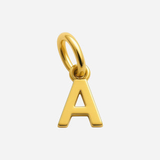 Bokstavhänge 18K Guldpläterat