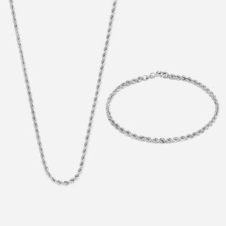 Rope Choker + Armband Smyckesset